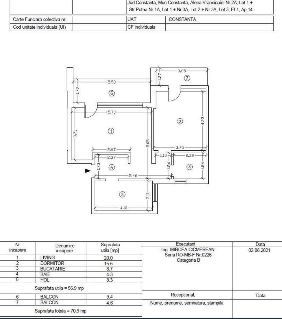 Finalizat-Ap 2 camere Bd Mamaia - Poză 13