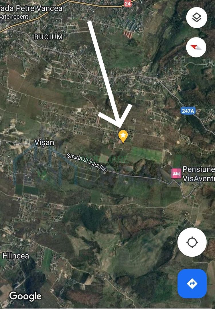 Teren intravilan de vanzare in sat Visan, comuna Barnova, judetul Iasi - Poză 2