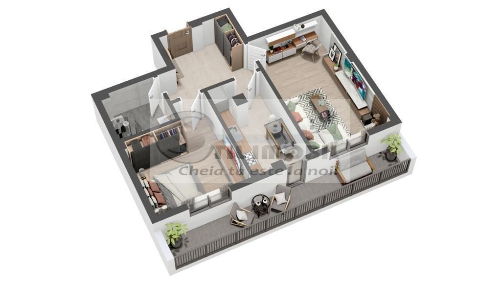 Apartament 2 camere - decomandat - Valea Lupului - Predare august! - Poză 8
