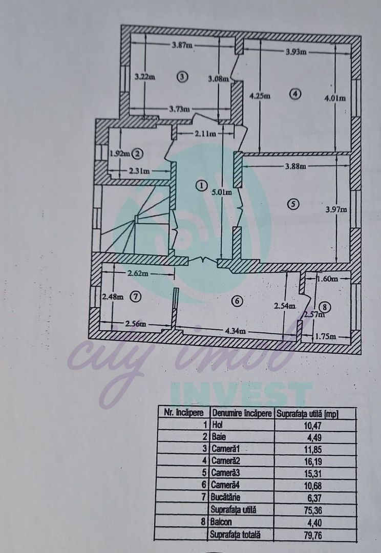 JUMATATE DE VILA  INTERBELICA- CURTE PROPRIE- ROND ALBA IULIA-DECEBAL - Poză 10