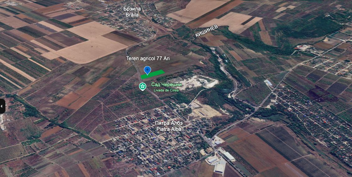 Teren agricol 77 ari, amplasat r-nul Ialoveni la traseul L 458 Piatra Albă-Brăila - Poză 2