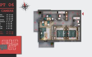 Birou Vanzari Dezvoltator Apartament 3 camere Th. Pallady - Poză 2