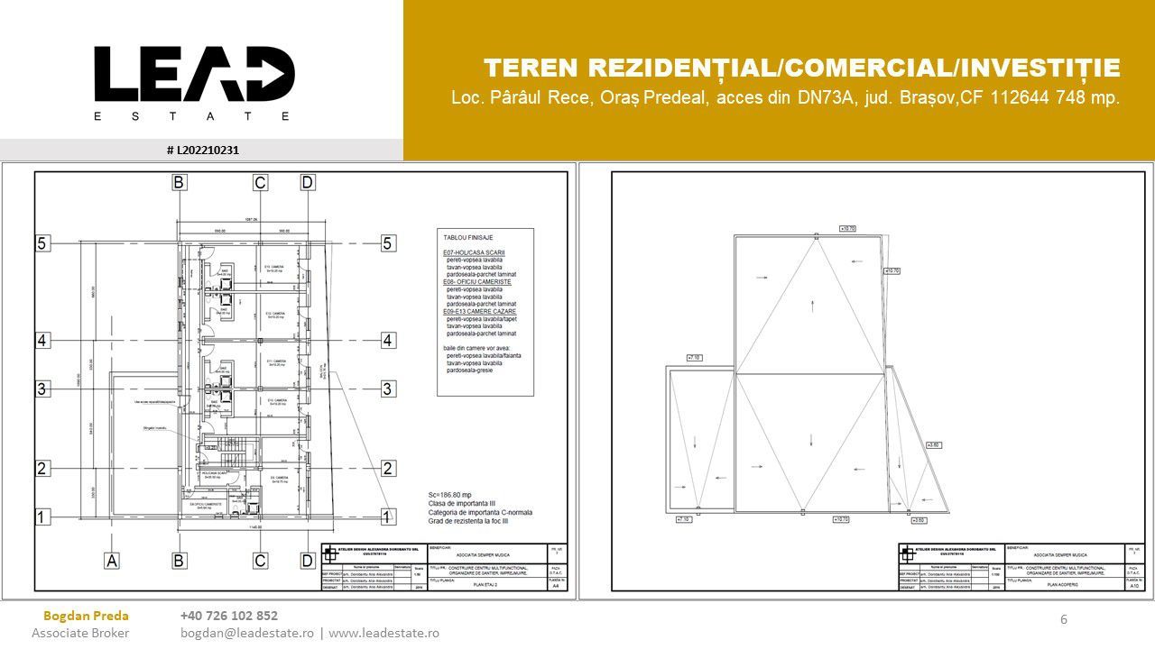 OPORTUNITATE INVESTIȚIE DEZVOLTARE REZIDENȚIALĂ / COMERCIAL (PENSIUNE) - Poză 6