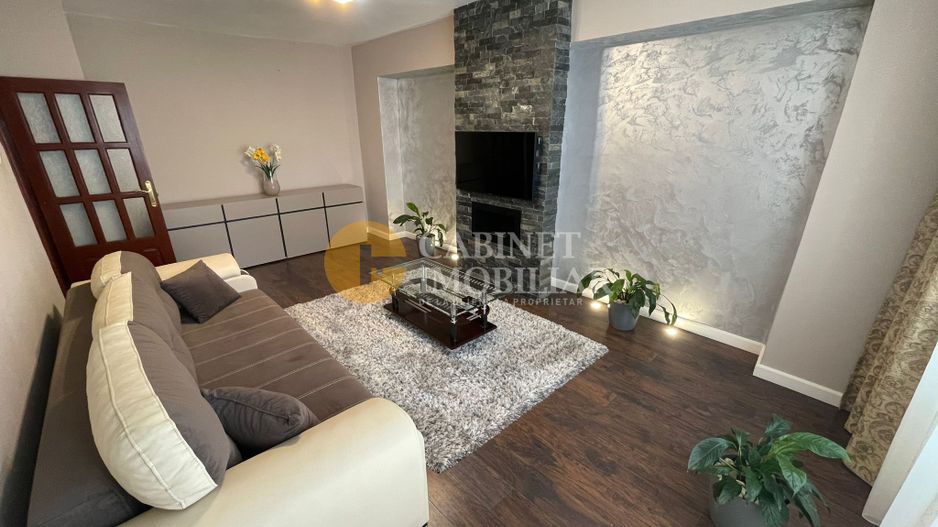 Zimbru 3 camere 81,5 mp - etaj intermediar - mobilat complet - bloc 1990 - Poză 2