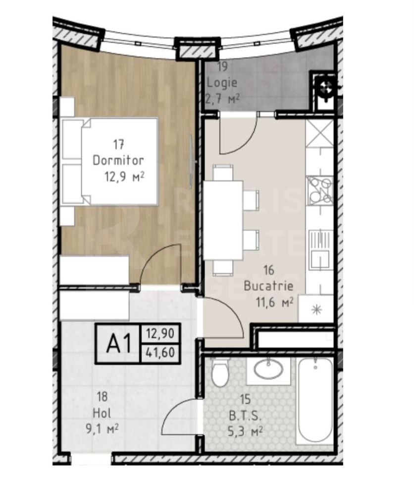 Vânzare, apartamet, 1 cameră, str. Alexandru cel Bun, or. Ialoveni - Poză 8