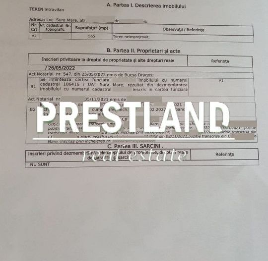 Teren intravilan, Șura Mare!! - Poză 3