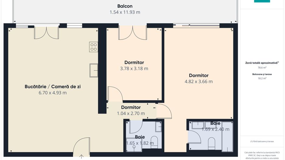 Apartament spațios, vedere și facilități premium - Poză 7