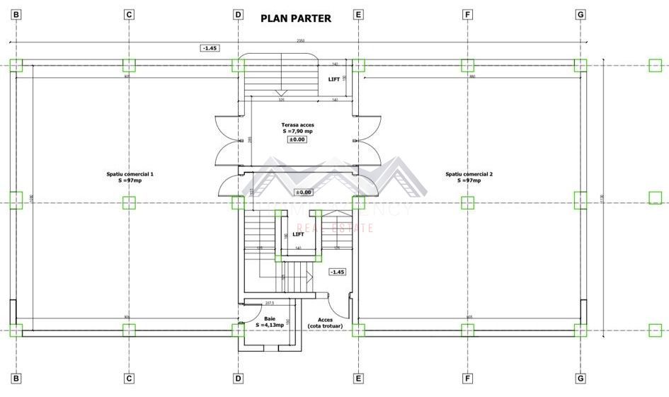 Spațiu comercial Otopeni -  vizibilitate maximă, zona 23 August - Schiță 7