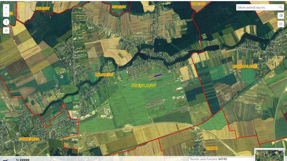 Teren intravilan cu destinatie rezidentiala 7.458 mp Balotesti - Poză 11