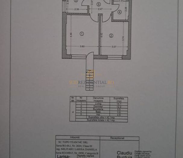 Apartament 2 camere de inchiriat, curte 40 mp,metrou, Popesti-Leordeni - Poză 11