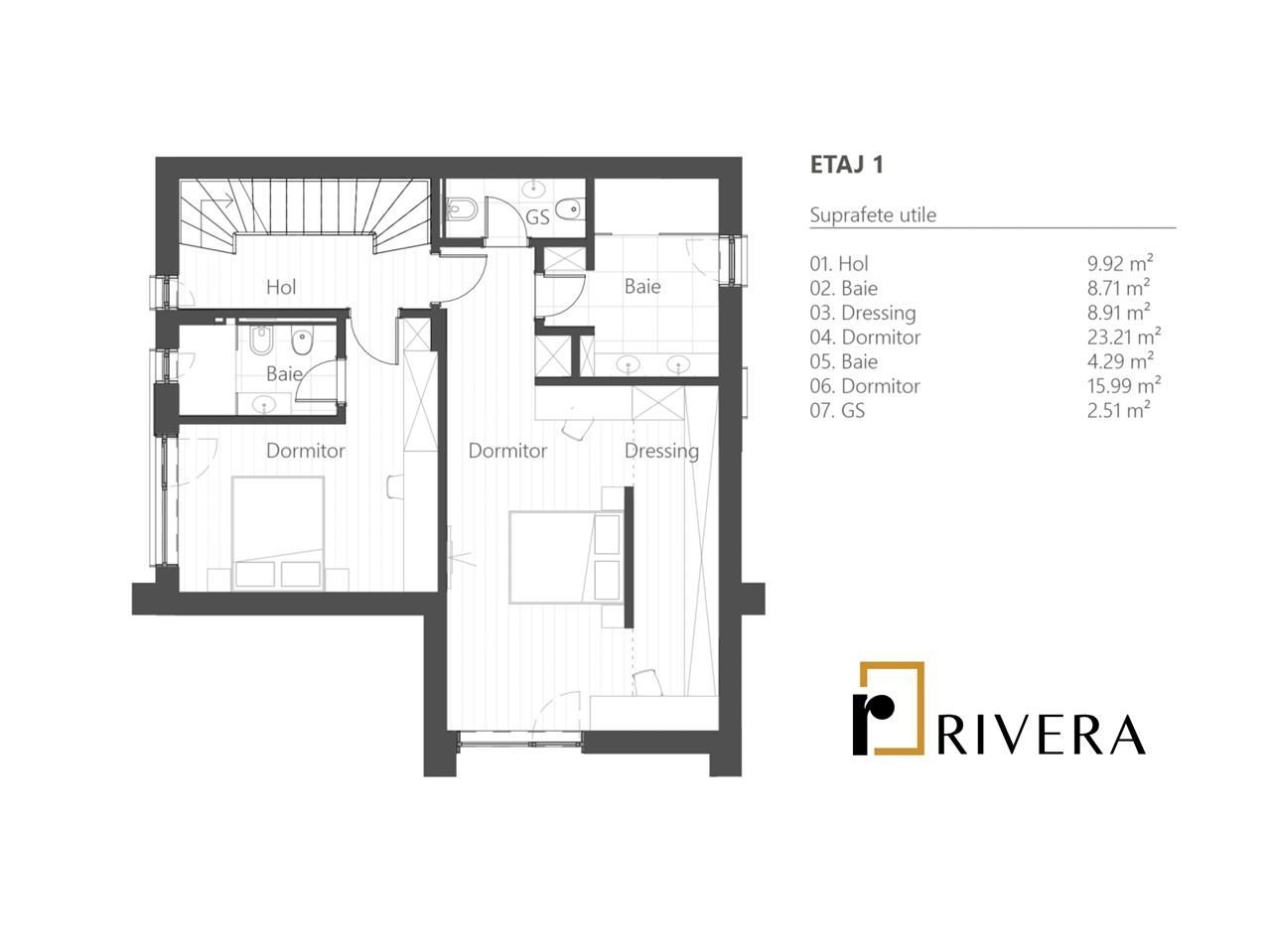 Vila deosebita cu 6 camere | PIPERA | Suprafata Utila 221 mp - Poză 16