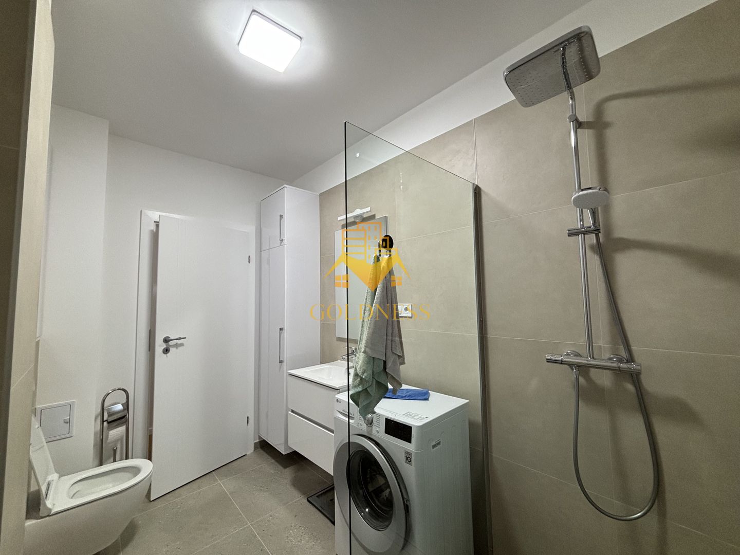 3 camere, modern, parcare, prima închiriere, terasă 46 mp, totul nou - Poză 8