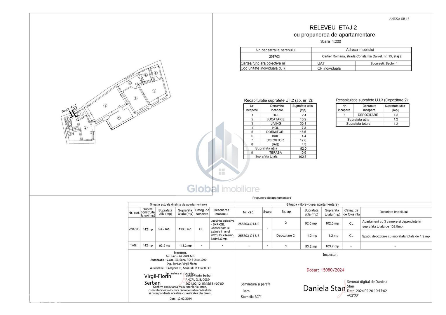 Apartament 3 camere de închiriat | Piața Romană | Apartament în vilă - Poză 12