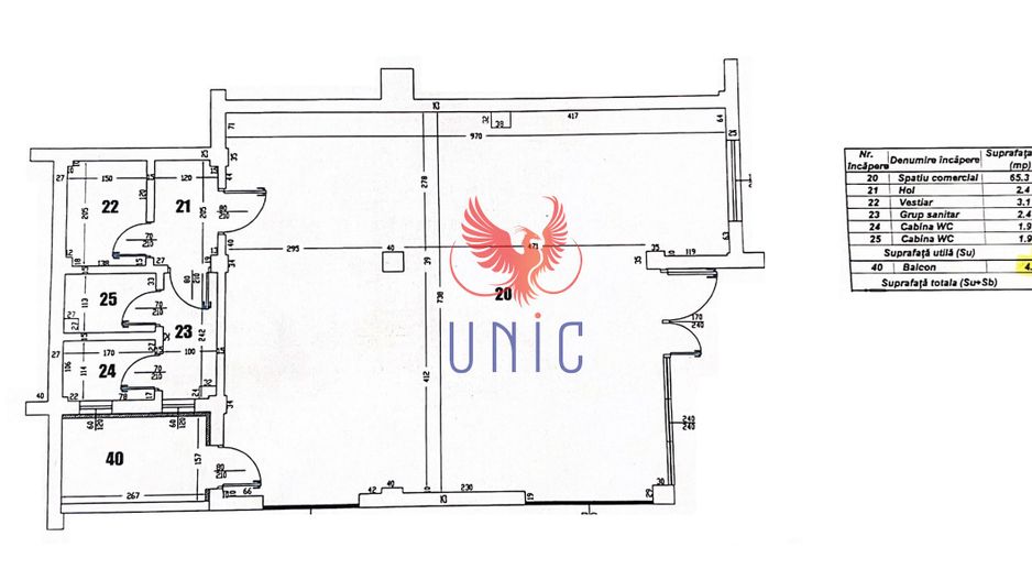 Spatiu comercial / Birouri Lapus langa Popeci - Schiță 3
