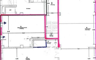 Spatiu comercial de inchiriat 130 mp,  Zona Semicentrala - Schiță 1