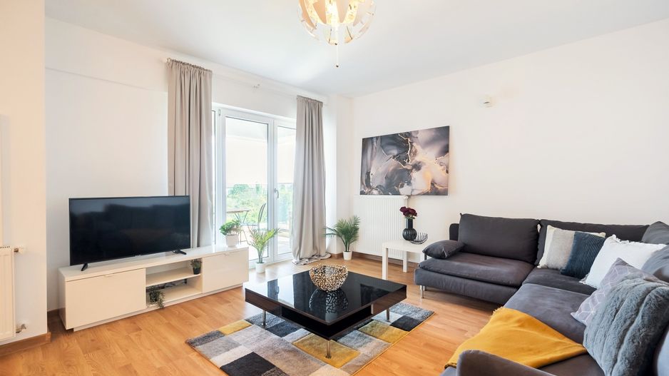 COMISION 0%-Apt 3 camere 75mp superb complet mobilat/utilat vedere lac ParcVerdi - Poză 8