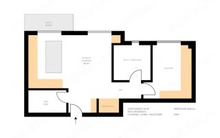 Apartament 3 camere Premium, 60mp, parcare subterana, Beta Residence - Poză 8