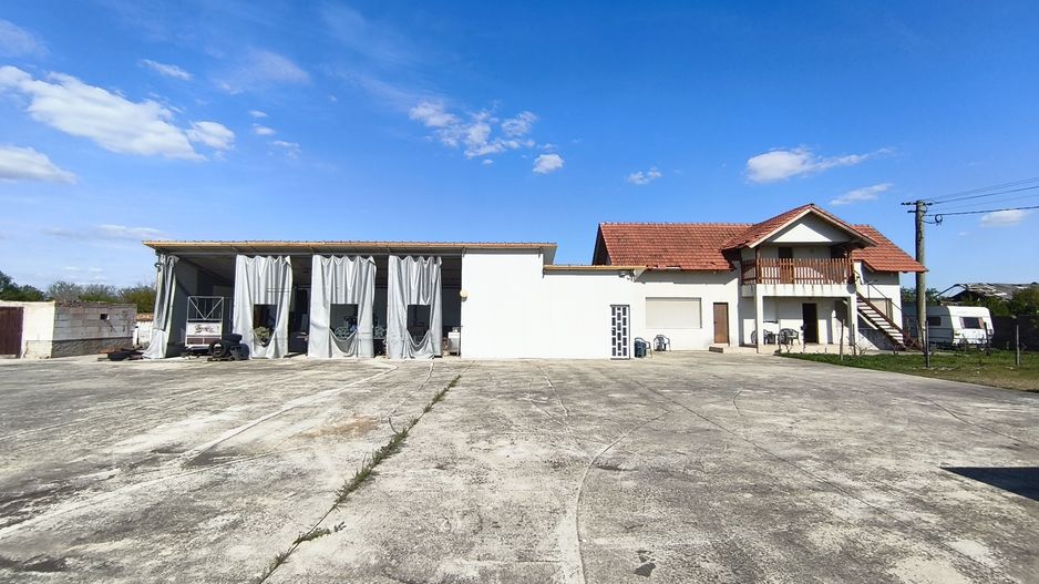 Casa cu 4 camere cu teren de 14,340 mp + platforma de beton cu hala - Poză 1