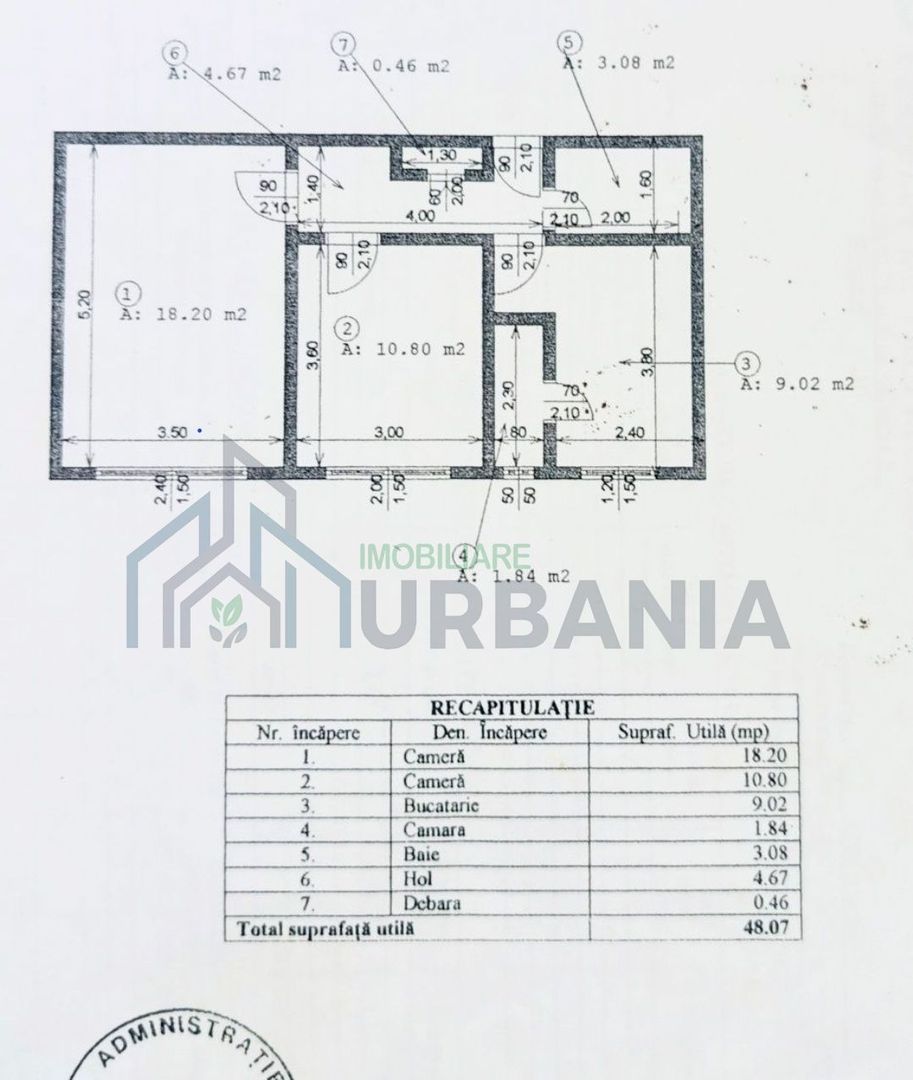 Apartment 2 camere str. Zugravi - Poză 2