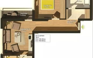 Apartament 2 camere Pet Friendly de închiriat Cartierul Solar, Berceni - Poză 6