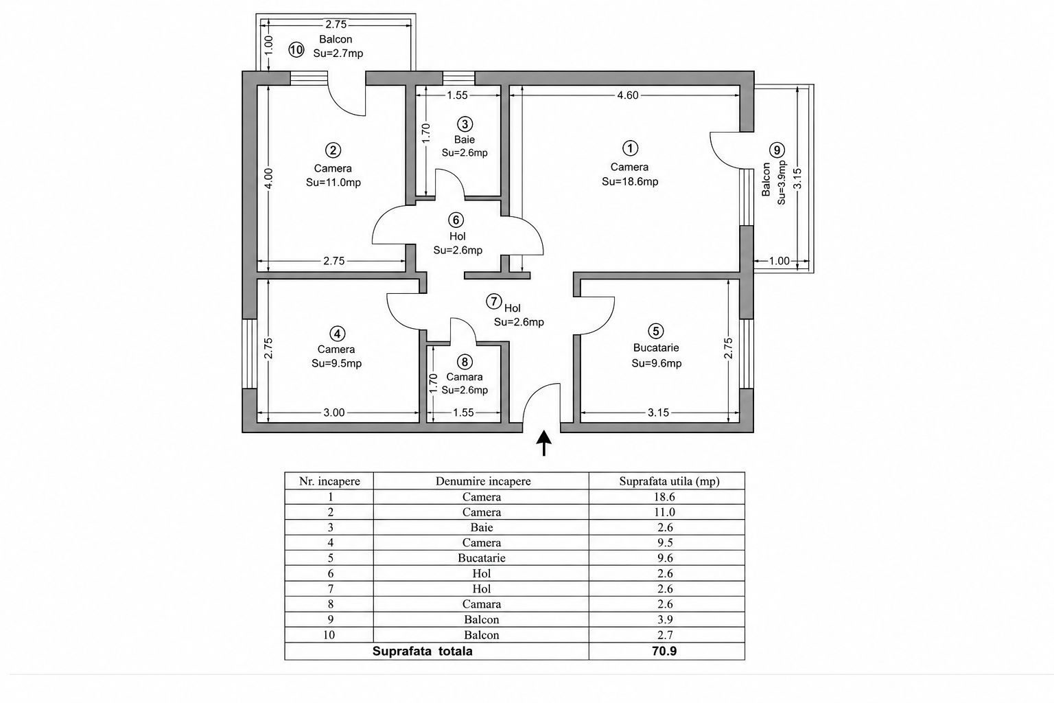 Dâmbovița| 3 camere | 2 băi | Boxa | Complet renovat | Încălzire în pardoseală - Poză 12