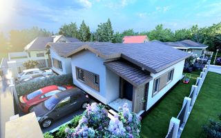 Oferim spre vanzare, Case tip duplex despartite prin spatiu verde, Giroc - Poză 4