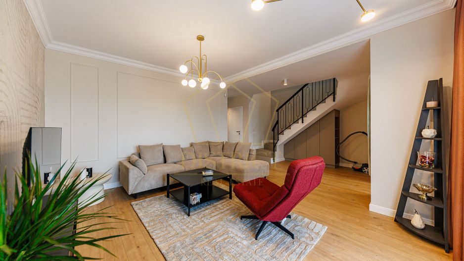 Duplex modern cu 4 camere despartit prin camera tehnica I Mosnita Noua - Poză 4
