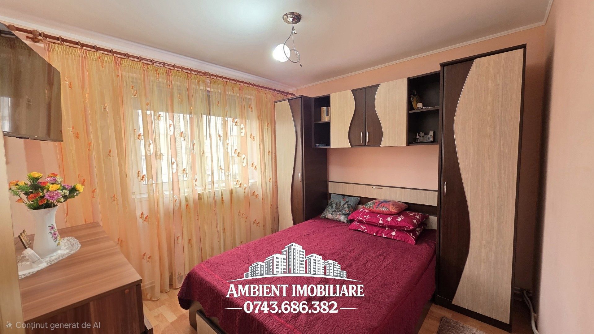 Apartament cu 3 camere, etaj 4, NEMOBILAT, zona CENTRU; - Poză 5