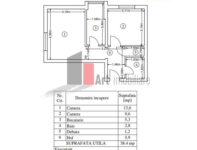 Vânzare apartament 2 camere decomandat Luică - Poză 6