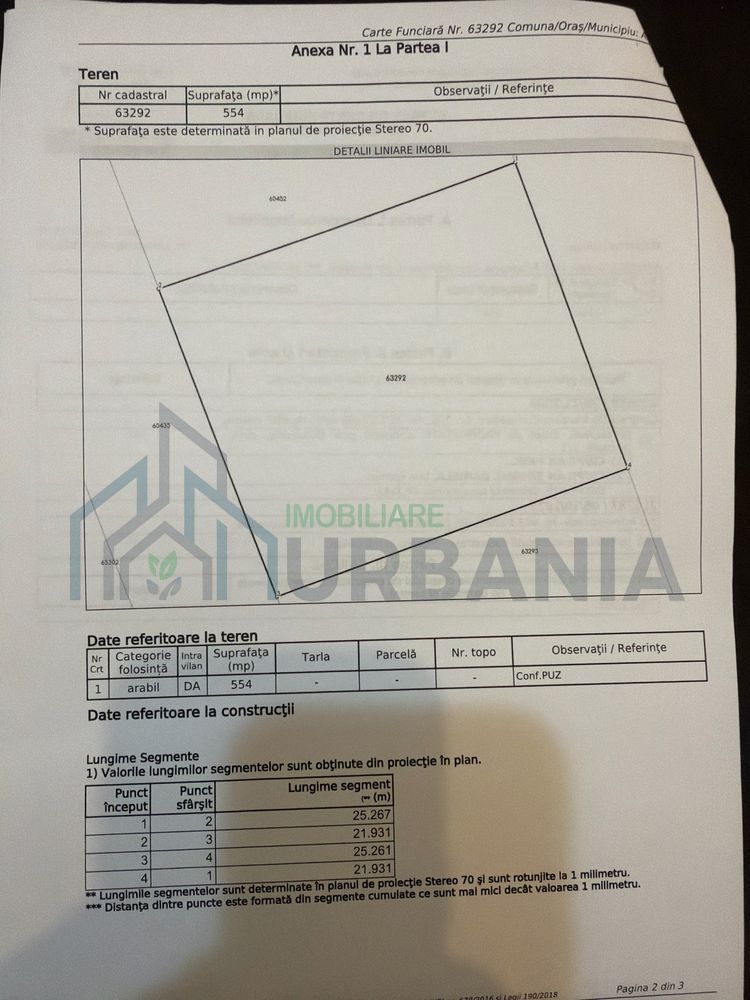 Teren intravilan 652 mp Str.Marginii-Aroneanu-utilitati-ideal casa - Poză 3