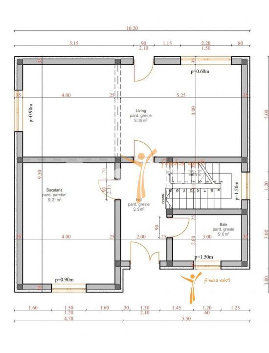 BARNOVA - Casă individuală P+M+POD, 145 mp + 789 mp teren - Poză 4