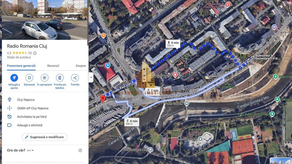 | Apartament cu 2 camere de vanzare | Etaj intermediar| Cartierul Grigorescu | - Poză 8
