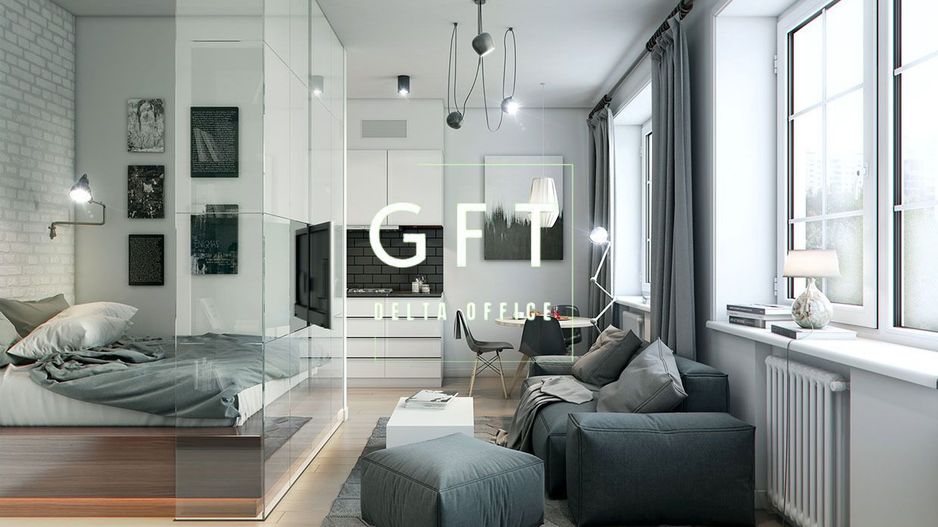 Apartamente 1 camera tip STUDIO 40 mp, 2-3 camere-Finisate-Zona Nord - Poză 1