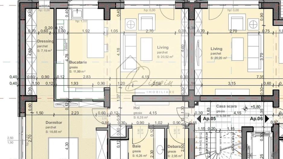2 camere Premium I Vedere Panoramica I 82 mp - Poză 2