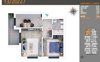 Apartament 2 camere decomandat,Pallady,Sector 3, Metrou - Poză 1