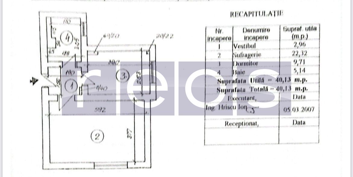 VÂNZARE GARSONIERĂ 41 MP | CENTRALĂ PROPRIE | ZONA POLONĂ – ROMANA - Poză 7