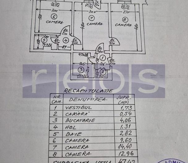 VANZARE APARTAMENT 3 CAMERE 50MP NICOLAE GRIGORESCU SALAJAN RENOVAT MOBILAT - Poză 14