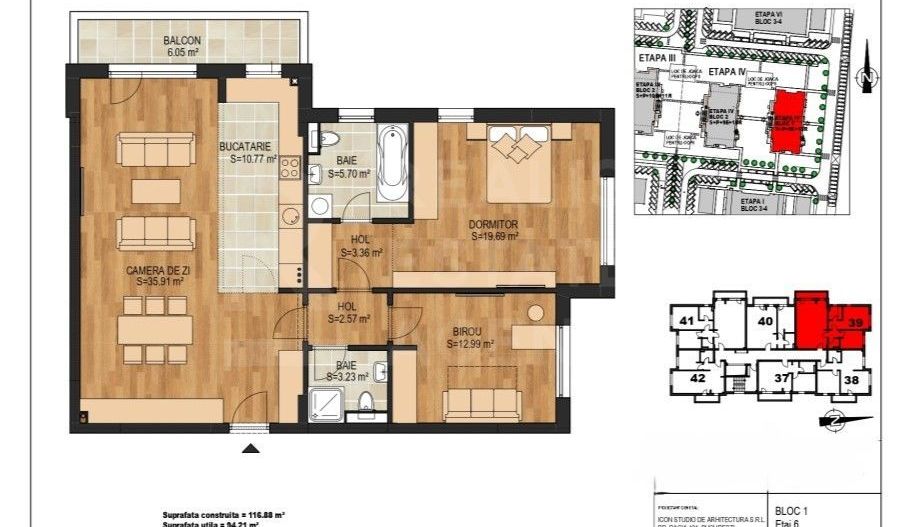 Vânzare, apartament, 3 camere, Brașov - Poză 3