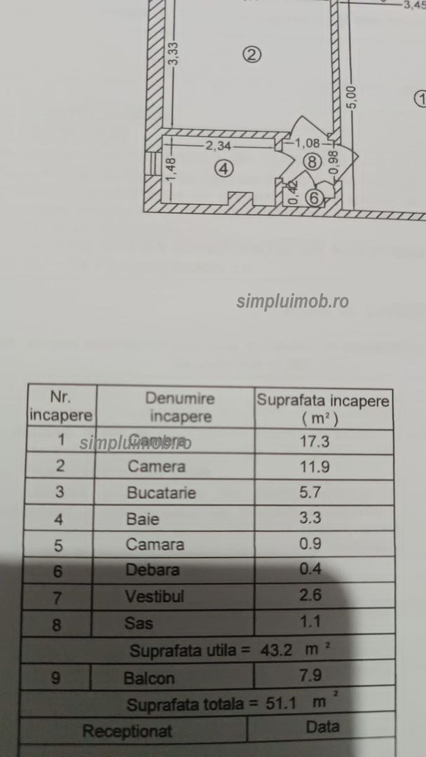 Brancoveanu 2 Camere Renovat - Poză 10