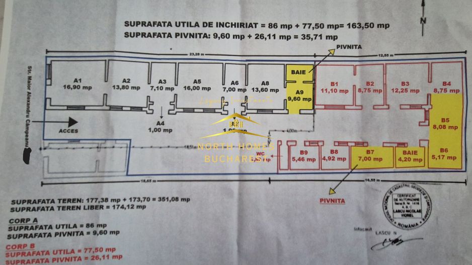 Spațiu Comercial de Vânzare în Domenii – 14 Camere, 351 mp Teren - Poză 4