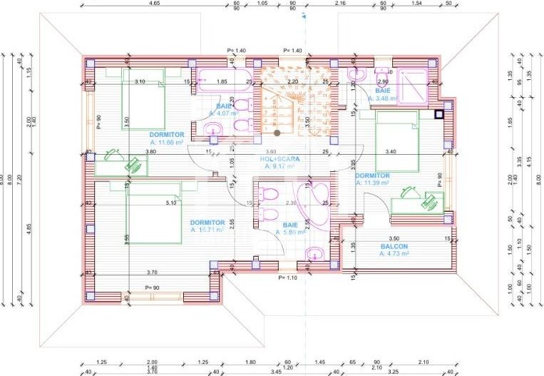 Casa Individuala 4 camere, 135mp, teren 450mp, Zona Linistita, Dezmir - Poză 3