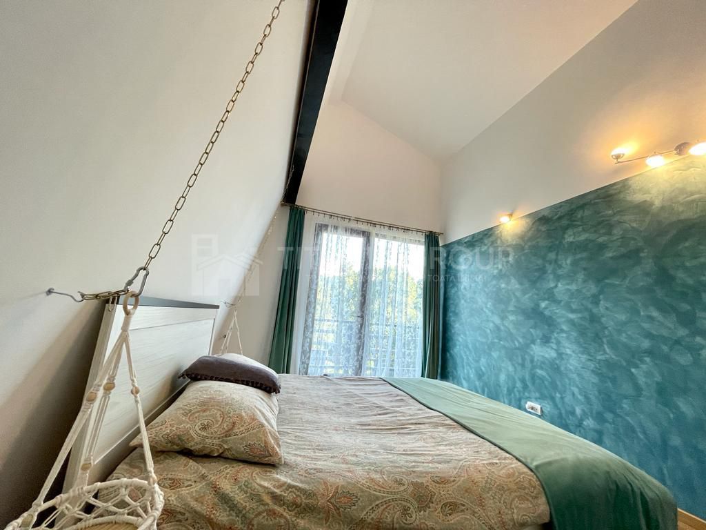 INVESTITIE Vila moderna + vila la rosu, teren 1480 padure - Poză 15