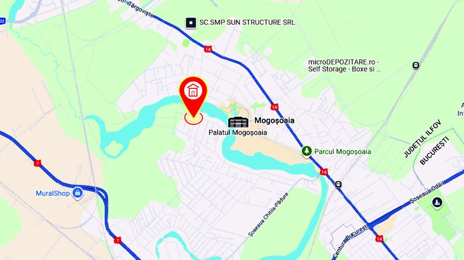 MOGOSOAIA - TEREN 792 mp, utilitati, statii STB, pretabil investitie - Poză 1