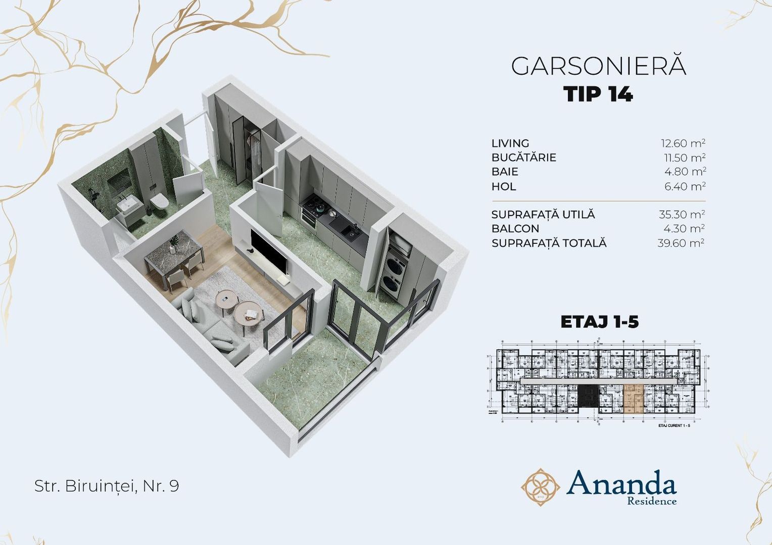 Garsoniera decomandata, buc spațioasă, ideal investitie, direct dezv - Poză 1