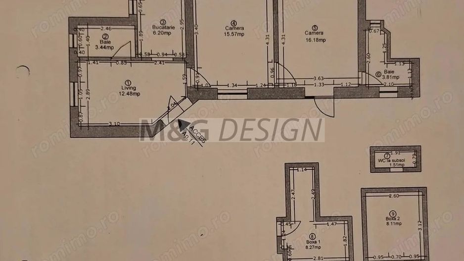 Apartament 3 camere zona Ultracentrala- cladire istorica - Poză 11