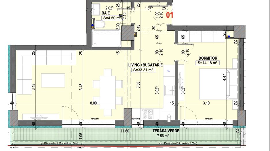 Faleza Nord - Vânzare apartament cu 2 camere la doar 50 m de plaja - Poză 2