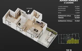 Ame Residence Exclusivitate  Proiect nou ap 2 si 3 camere - Poză 12