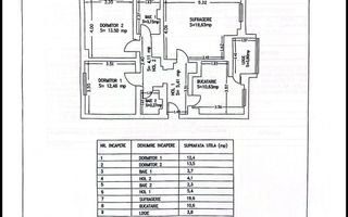 Apartament 3 camere de vânzare – Miron Nicolescu - Schiță 11