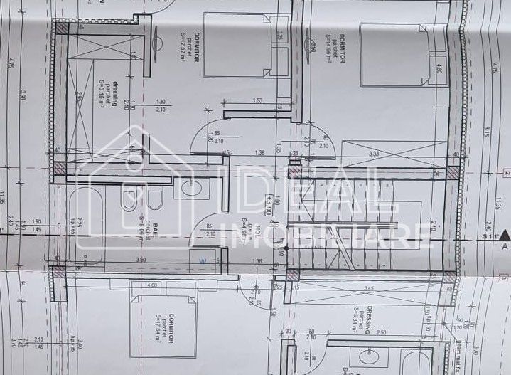 Casă Individuala cu 5 camere, si 500 mp de curte, cartierul Primaverii - Schiță 13