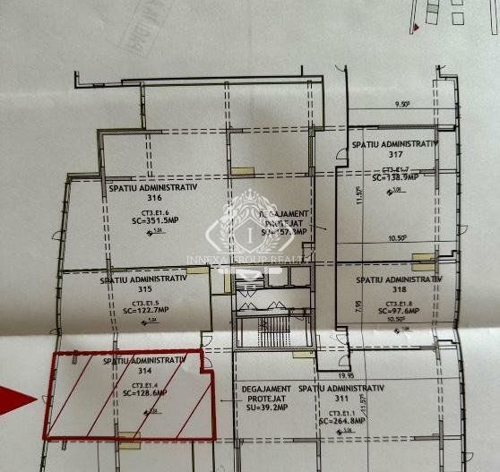 One Cotroceni | Spațiu Comercial | 110mp | et 1 | loc parcare | 425.000 euro - Schiță 6